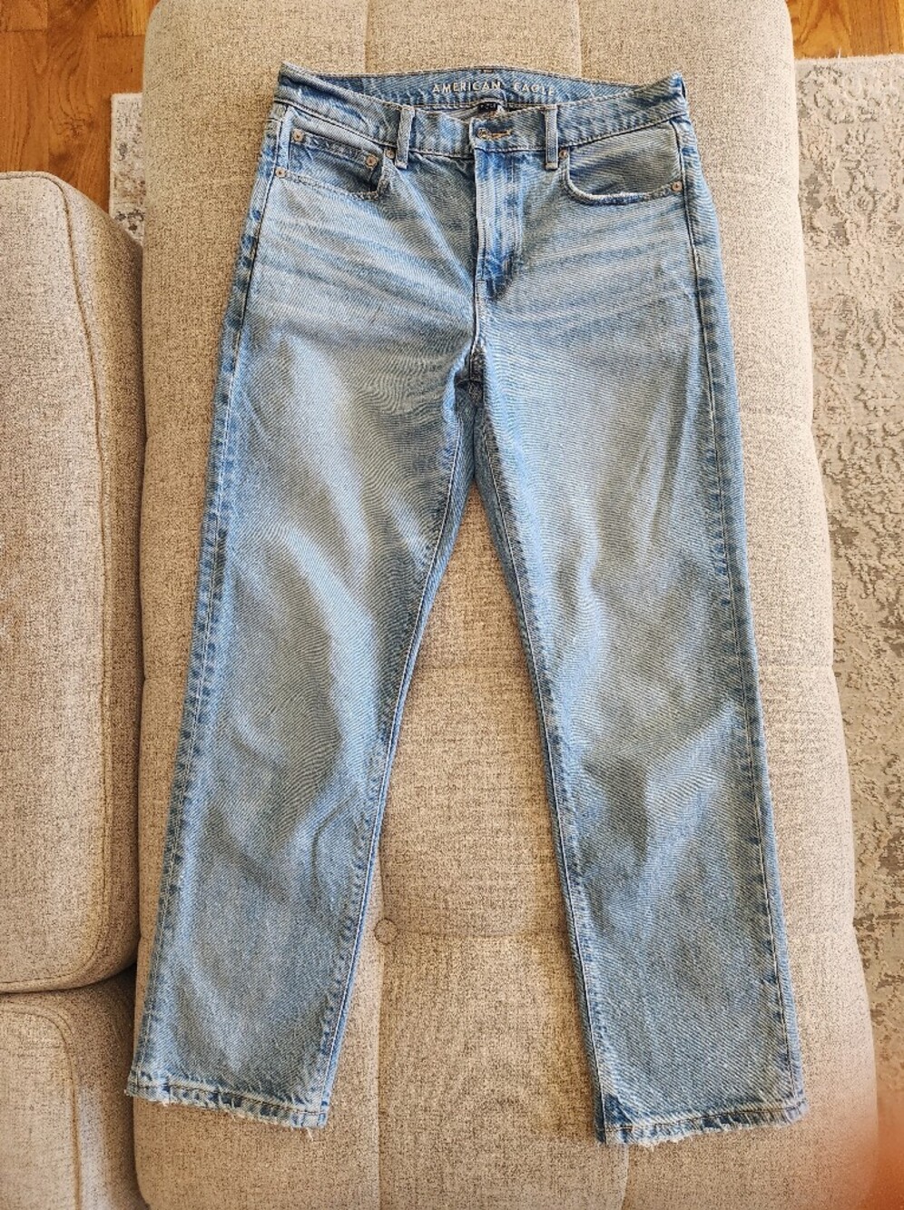 American Eagle Outfitters Super High Rise Ankle Straight  Jeans Size 6
